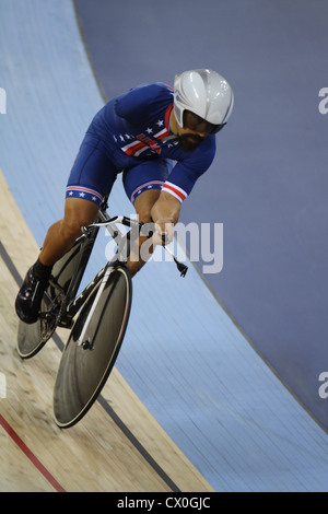 Joseph Berenyi USA im Herren Einzel C1-2-3-1km-Zeitfahren Stockfoto