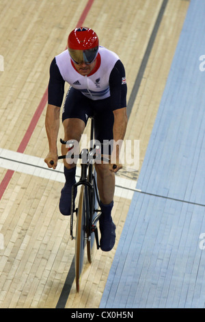 Mark Lee Colbourne GB im Herren Einzel C1-2-3-1 km-Zeitfahren Stockfoto