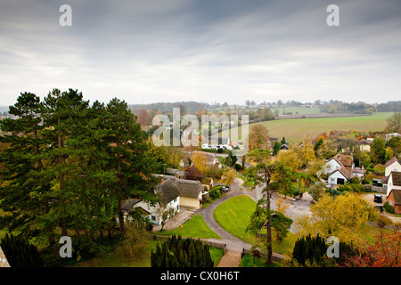 Blick auf das Land Dorf von Arkesden in Essex UK Stockfoto