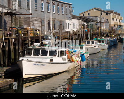 Portland-Pier in der Innenstadt von Maine Stockfoto