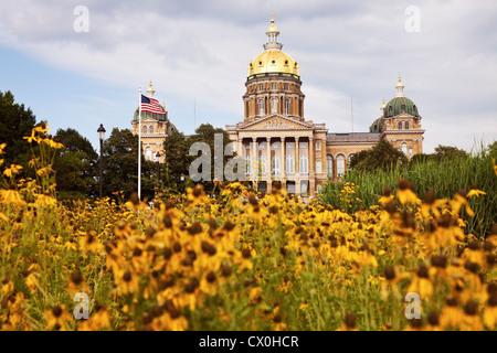 State Capitol Building in Des Moines, Iowa Stockfoto