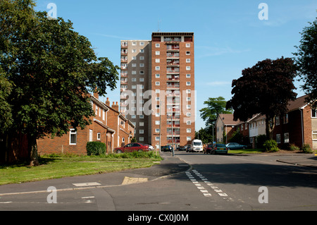 Eden Gericht und Mason Avenue, Lillington, Leamington Spa, England Stockfoto