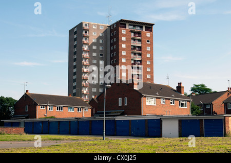 Ansicht, einschließlich Eden Gericht, Lillington, Leamington Spa, Warwickshire, Großbritannien Stockfoto