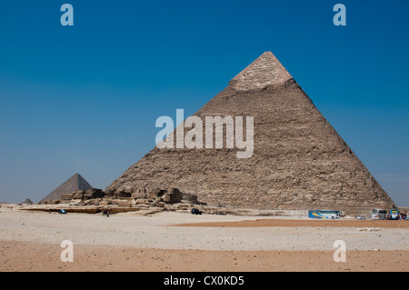 Ägypten Kairo Pyramiden von Gizeh Stockfoto
