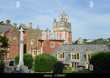 Bideford Rathaus Turm, Bideford, Devon, England, Vereinigtes Königreich Stockfoto