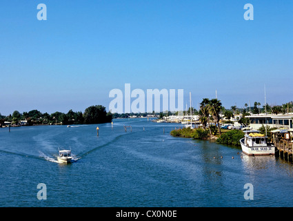 8215. Atlantic Intracoastal Waterway, Venice, Florida, USA Stockfoto