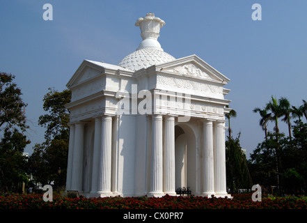 Aayi Mandapam, benannt Pondicherry Park Denkmal am French Quarter der malerischen Regierung Parks Bharathi Park in Indien Stockfoto