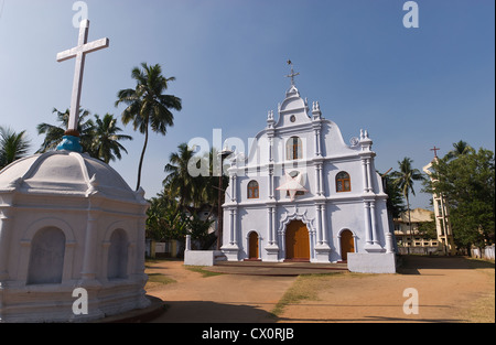 Elk201-3329 Indien, Kerala, Kochi, St. Peter und Paul Kirche Stockfoto