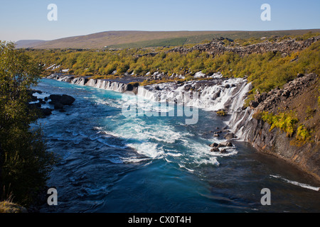 Wasserfall im Süden Islands, Europa Stockfoto