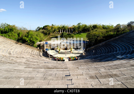 Altos de Chavon Amphitheater Touristenattraktion in Casa de Campo in La Romana, Dominikanische Republik Stockfoto