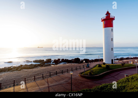 Leuchtturm in Umhlanga, Durban, Südafrika Stockfoto