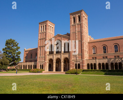 LOS ANGELES, Kalifornien, USA - Royce Hall am UCLA Campus. Stockfoto