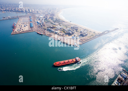 über Ansicht von Durban, Südafrika Stockfoto