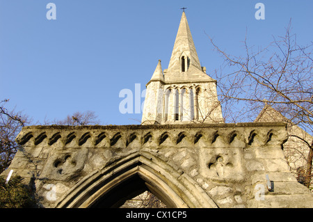 Die Pfarrei St. Markus-Kirche, Regents Place, London, England Stockfoto