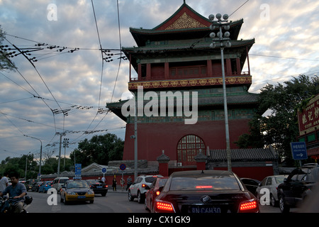 Trommelturm in Peking, China. Stockfoto