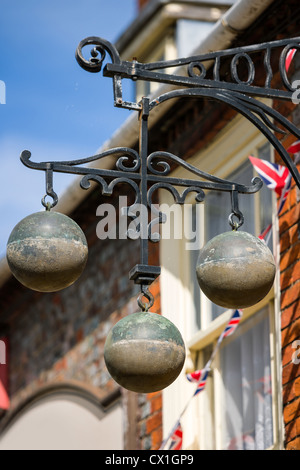 Pfandleiher Stockfoto