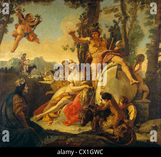 Giovanni Battista Tiepolo, Bacchus und Ariadne, Italienisch, 1696-1770, ca. 1743/1745, Öl auf Leinwand Stockfoto