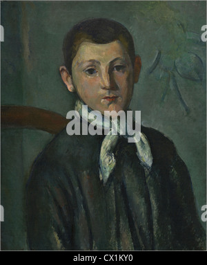 Paul Cézanne (French, 1839-1906), Louis Guillaume, c. 1882, Öl auf Leinwand Stockfoto