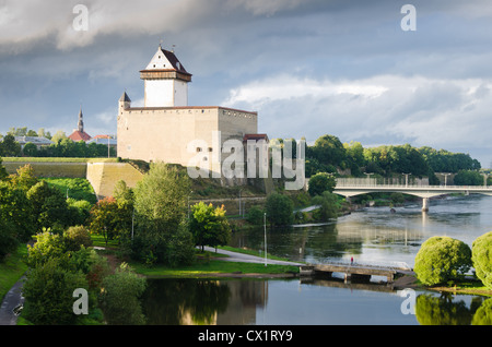 Deutsche Burg in Narva, Estland Stockfoto