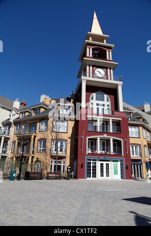 Einzelhandel In Mont Tremblant Ski-Dorf ein Winter-Skigebiet In der Laurentian Mountains Quebec Kanada Stockfoto