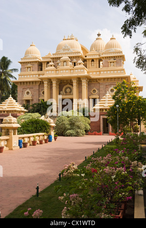 Elk201-4049v Indien, Tamil Nadu, Chennai, Ramakrishna Tempel Stockfoto