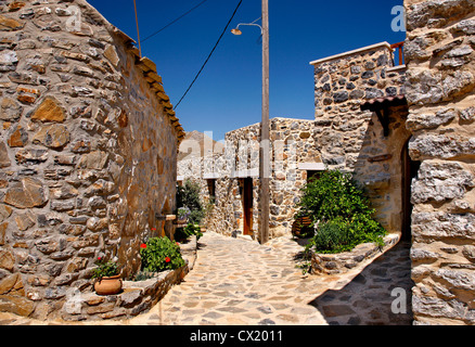 Kapetaniana, eines der schönsten Bergdörfer auf Kreta, Heraklion, auf den Asterousia-Bergen Süd. Stockfoto