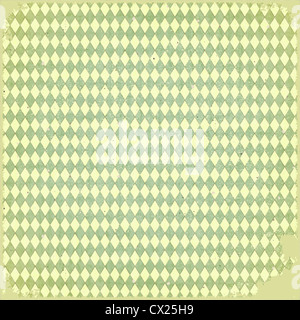 Grunge karierten Hintergrund - Altpapier - illustration Stockfoto