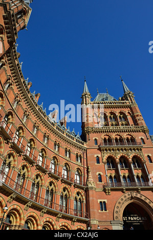 St Pancras Renaissance Hotel, internationalen Bahnhof Euston Road, London NW1, Vereinigtes Königreich Stockfoto