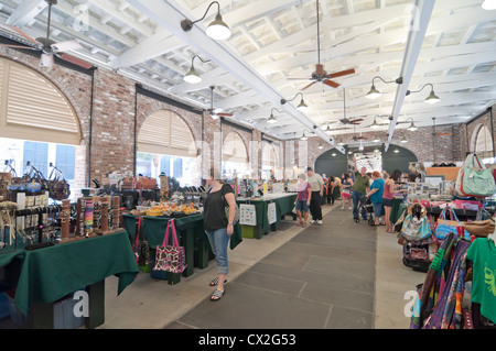 Szene aus dem Charleston, Südcarolina City Market-Bereich. Stockfoto