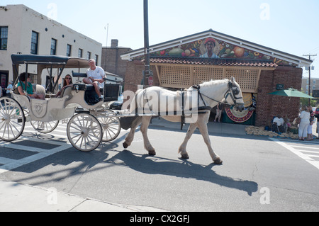 Szene aus dem Charleston, Südcarolina City Market-Bereich. Stockfoto