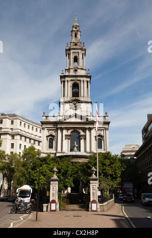 Kirche St. Mary-le-Strand in London. Stockfoto