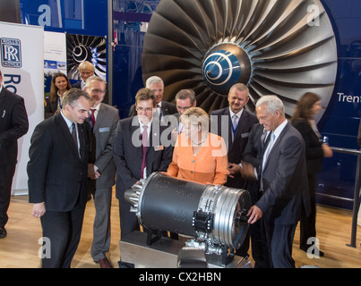 ILA 2012, internationale Luft-und Raumfahrtausstellung Berlin, Rolls Royce, Stockfoto