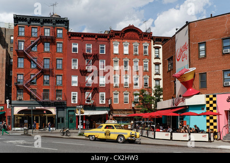 Caliente Cab, mexikanisches Restaurant, Westdorf, 7th Ave South, New York Stockfoto