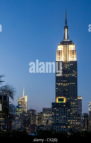 Empire State building, Rooftop Bar 230 Fith Avenue, Manhattan, New York, USA, Stockfoto