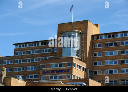 Blind Veterans UK Gebäude in Ovingdean in der Nähe von Brighton UK, wo ehemalige Militärangehörige und Frauen mit Sehbehinderung, früher bekannt als St. Dunstans, untergebracht waren Stockfoto