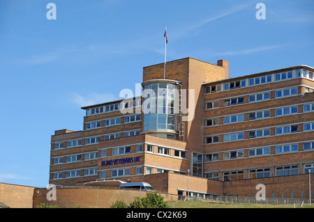 Blind Veterans UK Gebäude in Ovingdean in der Nähe von Brighton UK, wo ehemalige Militärangehörige und Frauen mit Sehbehinderung, früher bekannt als St. Dunstans, untergebracht waren Stockfoto