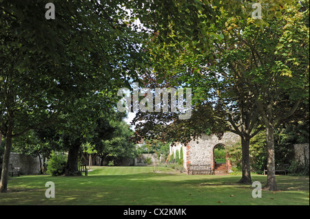 Kipling Gardens in Rottingdean East Sussex in der Nähe von Brighton, Großbritannien Stockfoto