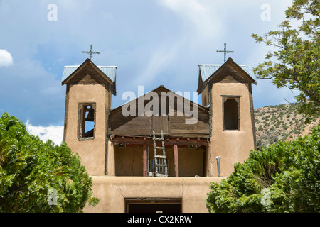 Santuario de Nuestro Señor de Esquipulas oder Santuario de Chimayo, New Mexico, USA Stockfoto