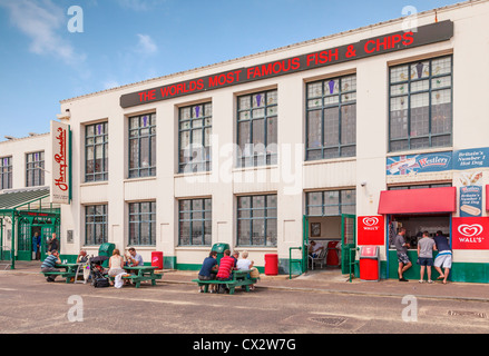 Harry Ramsden Fish &amp; Chips-shop Bournemouth, England. Stockfoto