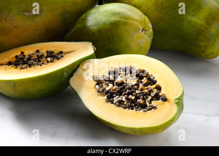 Papaya Stockfoto