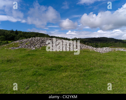 dh Glebe Chamber cairn KILMARTIN Glen ARGYLL SCHOTTLAND Schottische prähistorische Bronzezeit Hügel cairns Bestattung Hügel Gräber großbritannien Stockfoto