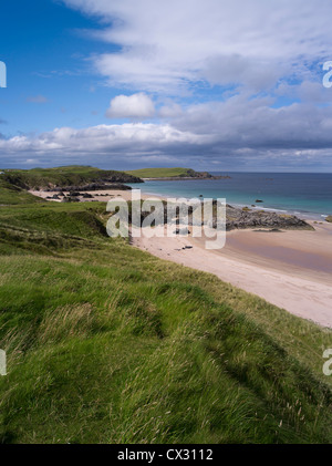 Dh Sango Bay DURNESS SUTHERLAND North 500 Schottland Küste Sandstrand Strand uk Sands Stockfoto