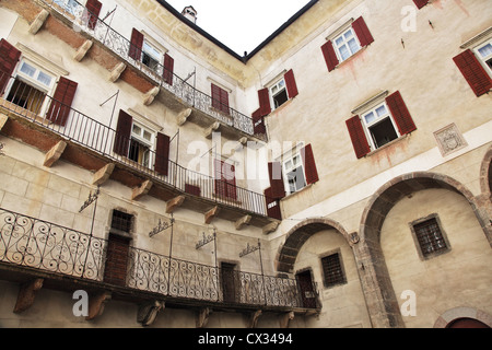 Detail der Castel-Ansicht im trentino Stockfoto