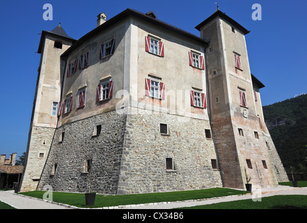 Ansicht des alten Castel thun Stockfoto