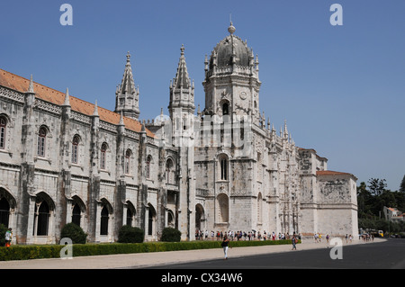 Jeronimos Kloster in Belem, Lissabon, Portugal Stockfoto