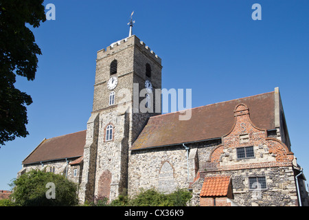 St.-Petri Kirche Sandwich Kent England UK Cinque Hafenstadt Stockfoto