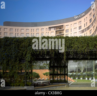 Das Hotel Westin Gurgaon, Indien. Architekt: Studio U + A, 2010. Stockfoto