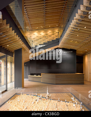 Asakusa Infomation Tourismuszentrum, Tokio, Japan. Architekt: Kengo Kuma, 2012 Stockfoto