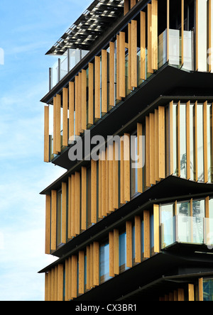 Asakusa Infomation Tourismuszentrum, Tokio, Japan. Architekt: Kengo Kuma, 2012 Stockfoto