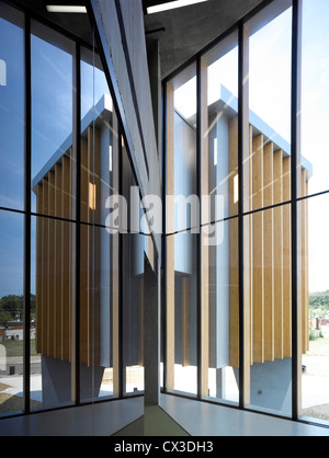 Die William O. Lockridge/Bellvue Library, Washington, Vereinigte Staaten von Amerika. Architekt: Adjaye Associates, 2012. Interior Details. Stockfoto